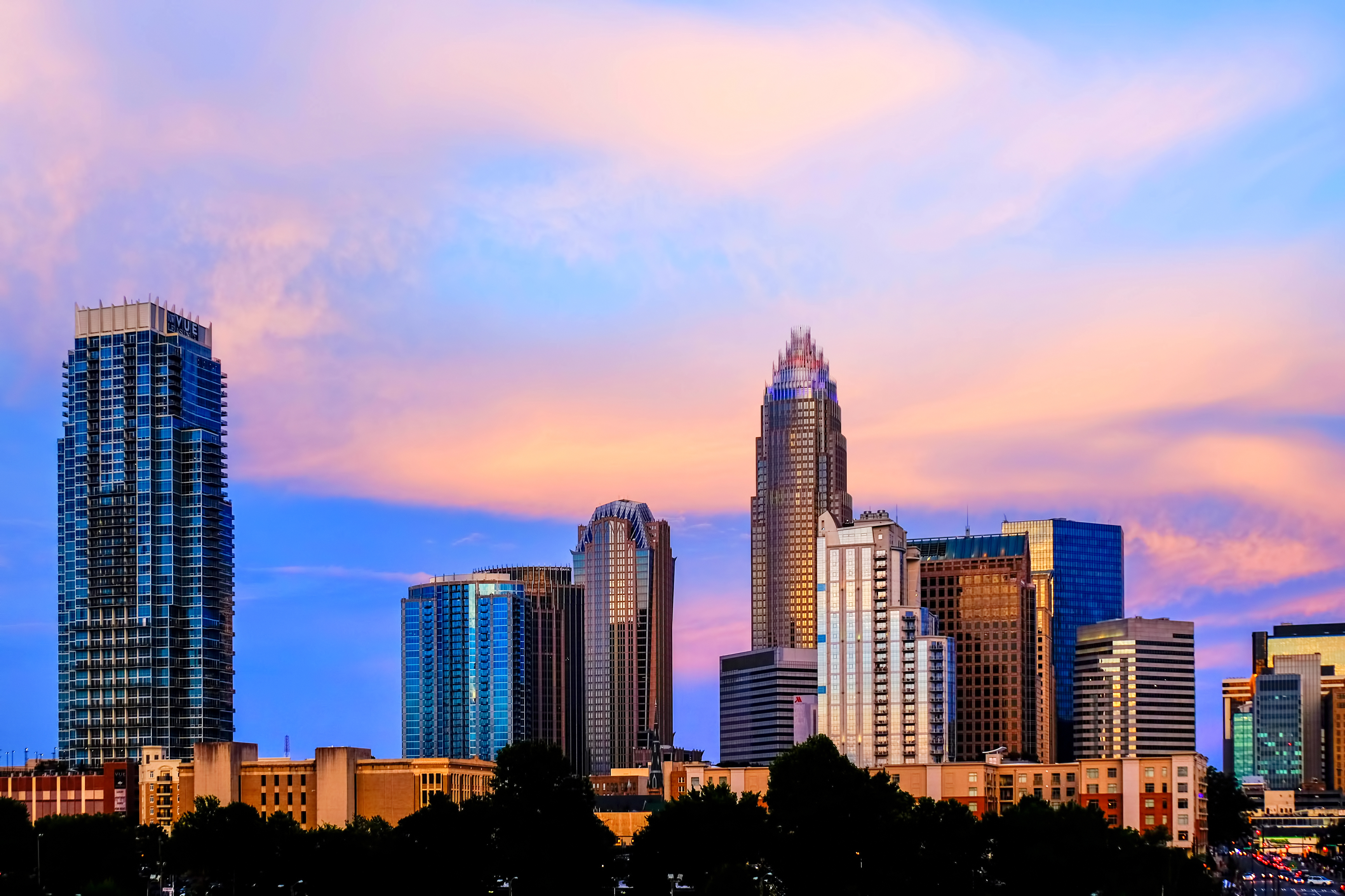 Uptown Charlotte skyline, North Carolina